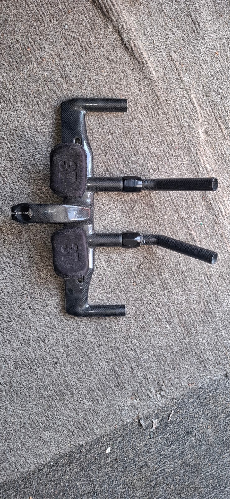 tijdrit stuur carbon, Ophalen