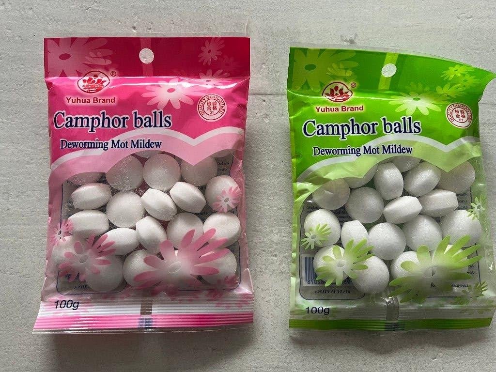 mottenballen / kamferballen (4 zakjes), Overige soorten
