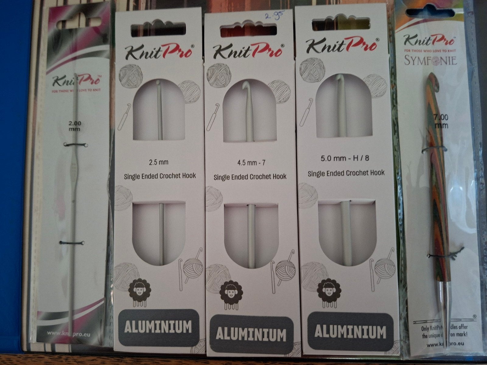 Knitpro haaknaalden in 5 diktes, Naald, Nieuw, Ophalen of Verzenden, Knitpro