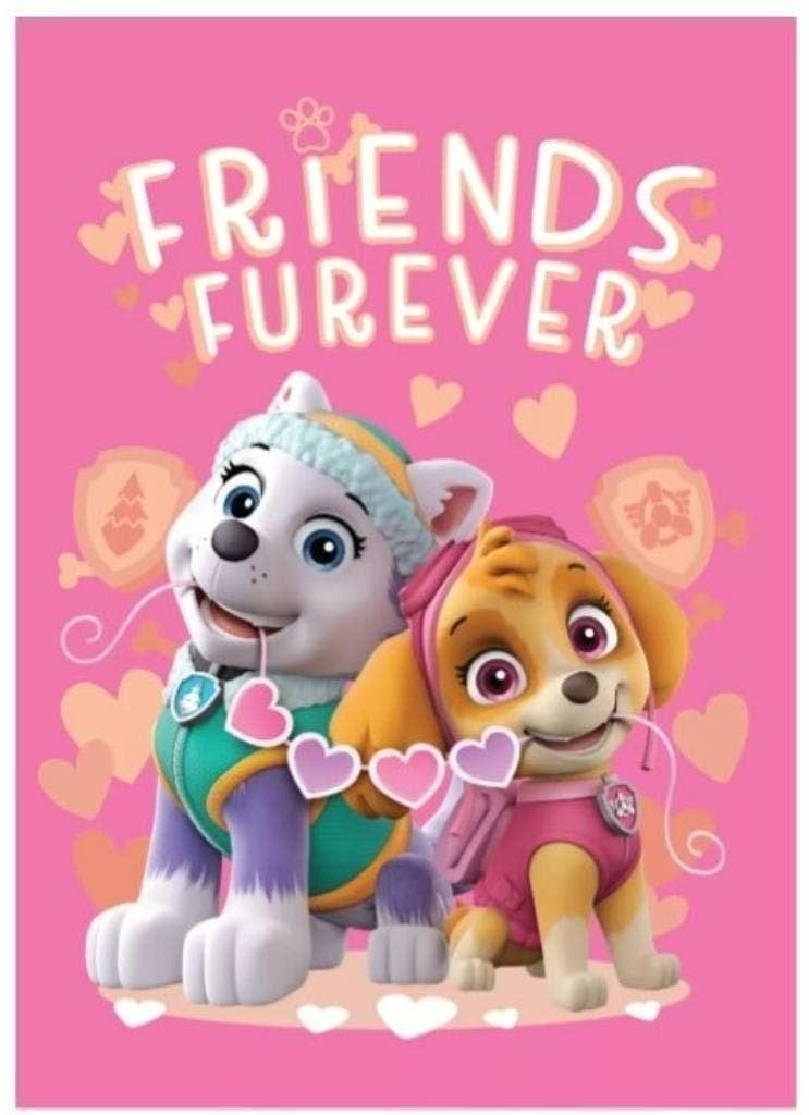 Paw Patrol Fleece Deken - Roze - Plaid / Fleecedeken, Nieuw, Ophalen of Verzenden, Deken of Dekbed, Roze