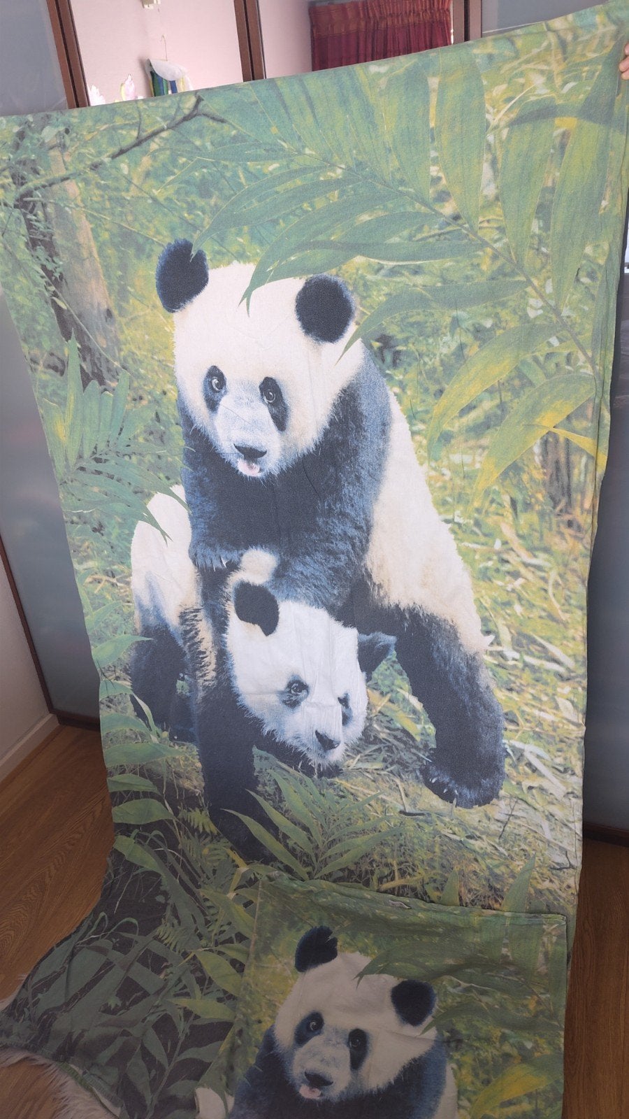 Panda Dekbedovertrek Eenpersoons Groen, Ophalen, Gebruikt, Overige merken, Groen