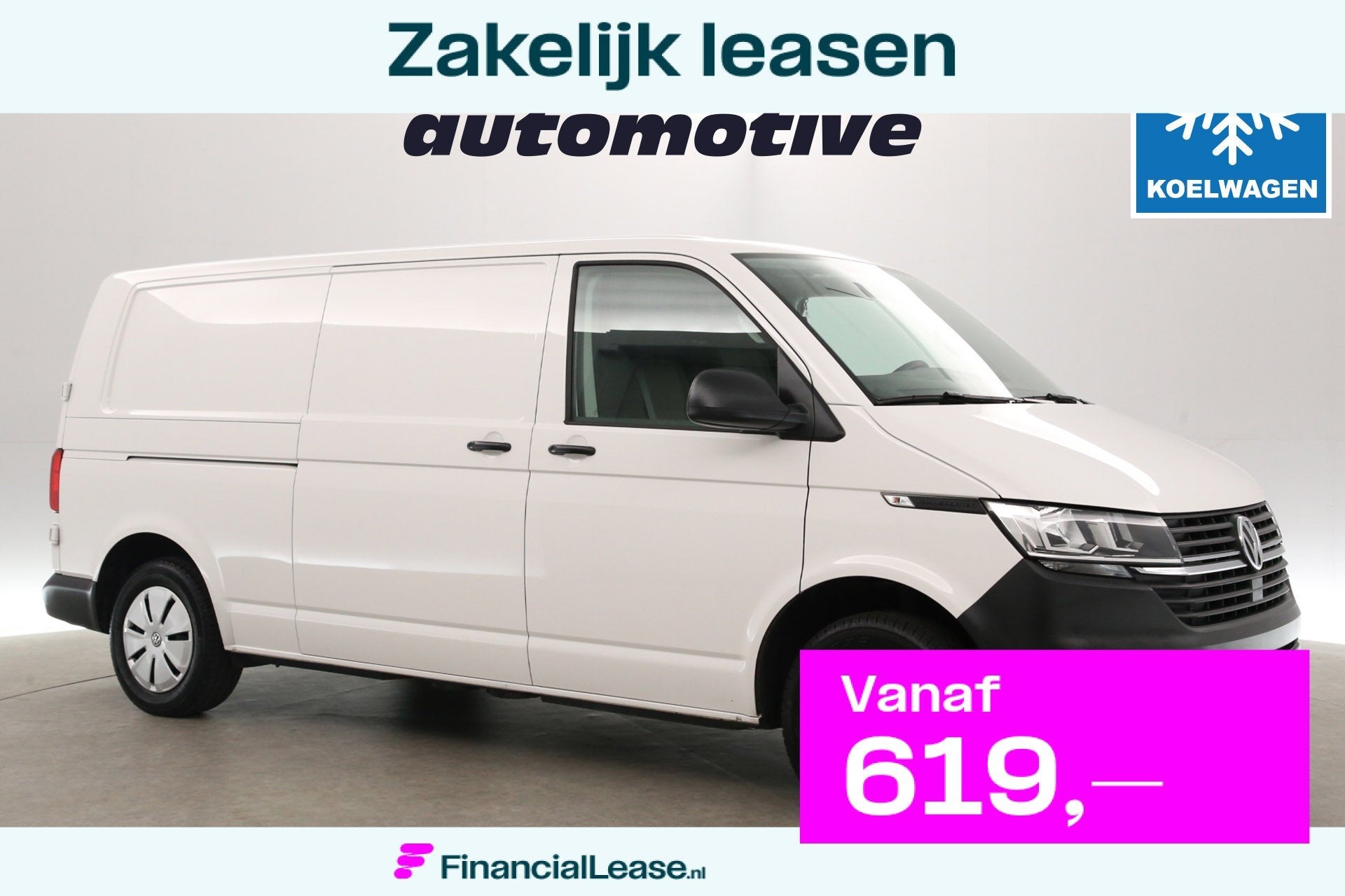 Volkswagen Transporter 2.0 TDI 150PK DSG L2H1 | Koelwagen 0, Stof, Gebruikt, Euro 6, 4 cilinders