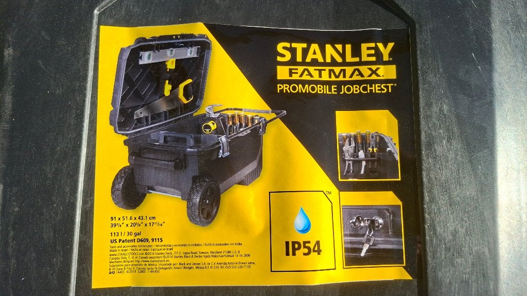 GROTE Stanley rolkoffer Promobile Jobchest MET slot! NIEUW, Hard kunststof, ., Nieuw, Minder dan 50 cm