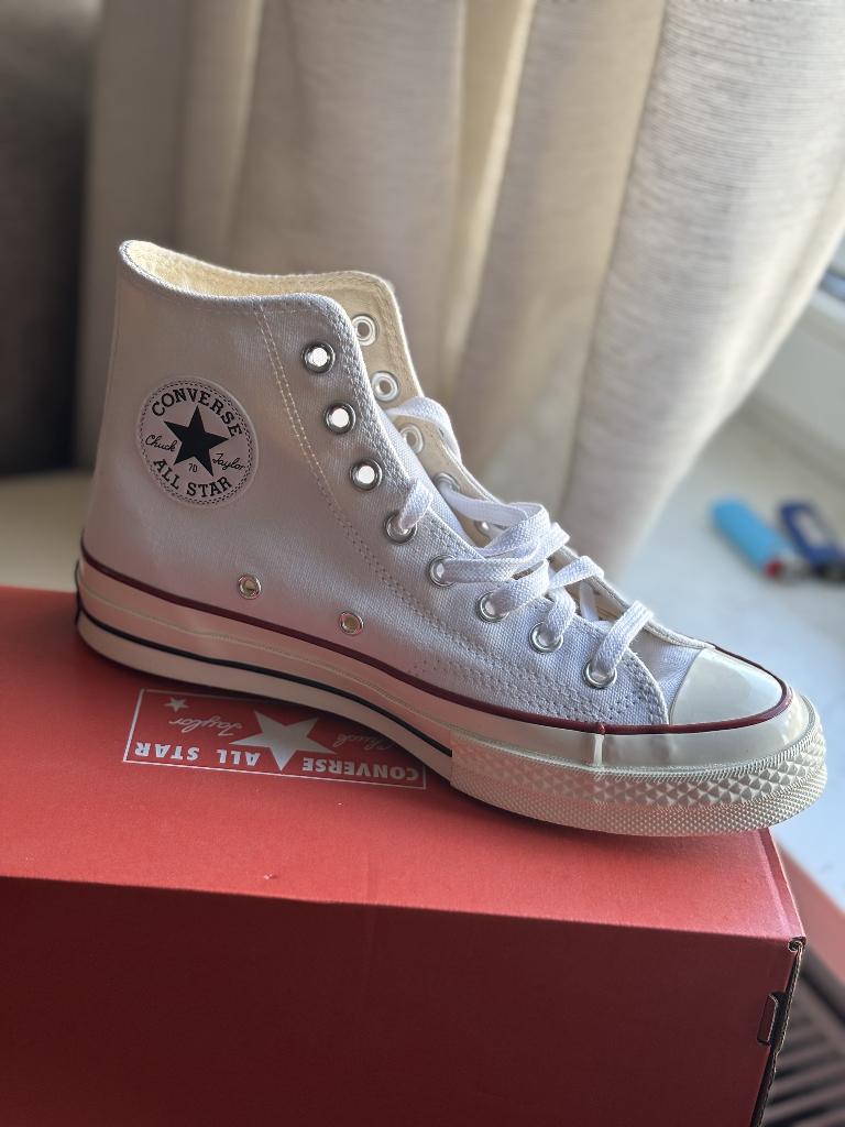 All Stars - Converse Chuck Taylor 70 HI in White, Wit, Nieuw, Ophalen of Verzenden, Sneakers of Gympen