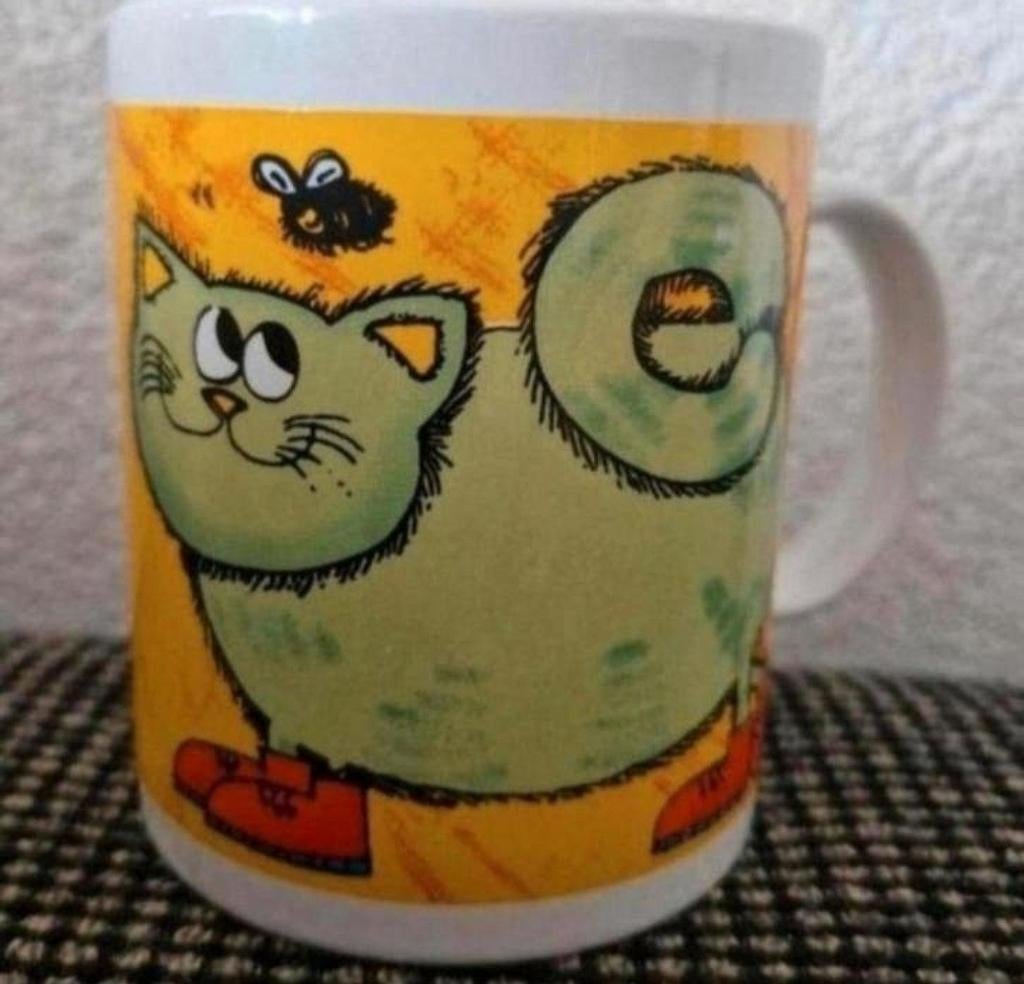 Beker Dmith Enterprises Kitty Cats, Ophalen of Verzenden, Zo goed als nieuw, Overige stijlen, Kop(pen) en/of Schotel(s)