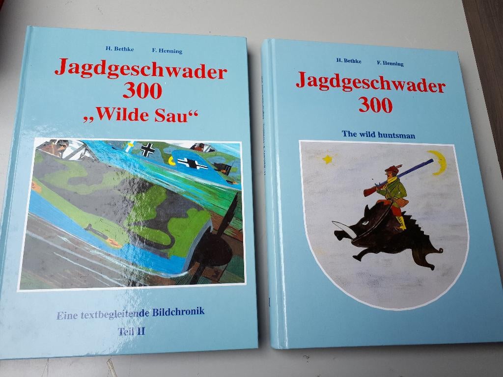 Jagdgeschwader 300. “ Wilde Sau ” Me 109 2 delige set, Ophalen of Verzenden, Tweede Wereldoorlog, Zo goed als nieuw, Overige onderwerpen
