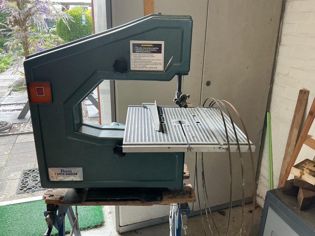 Ferm 3 Speed Bandsaw TS-V7 - Vintage lintzaag, Ophalen of Verzenden, Zo goed als nieuw