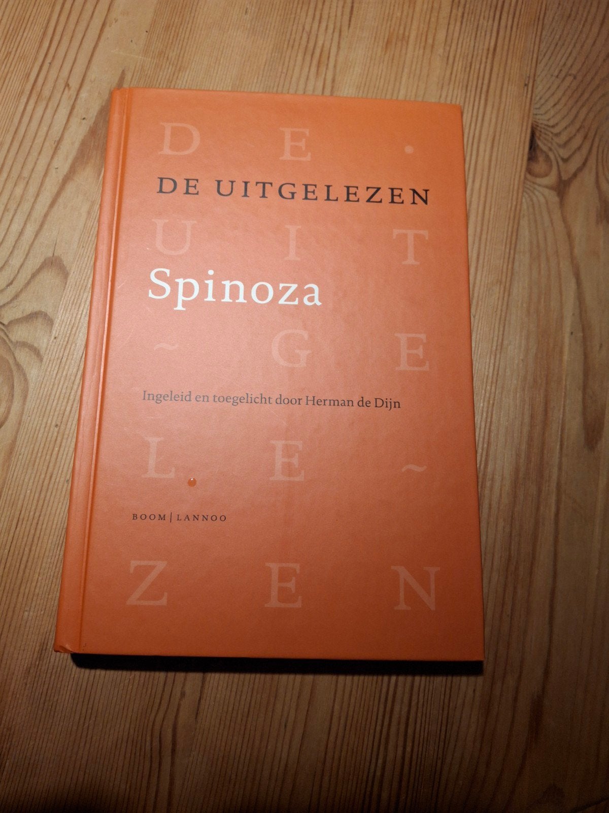 B. de Spinoza - De uitgelezen Spinoza, Ophalen of Verzenden, Zo goed als nieuw, B. de Spinoza