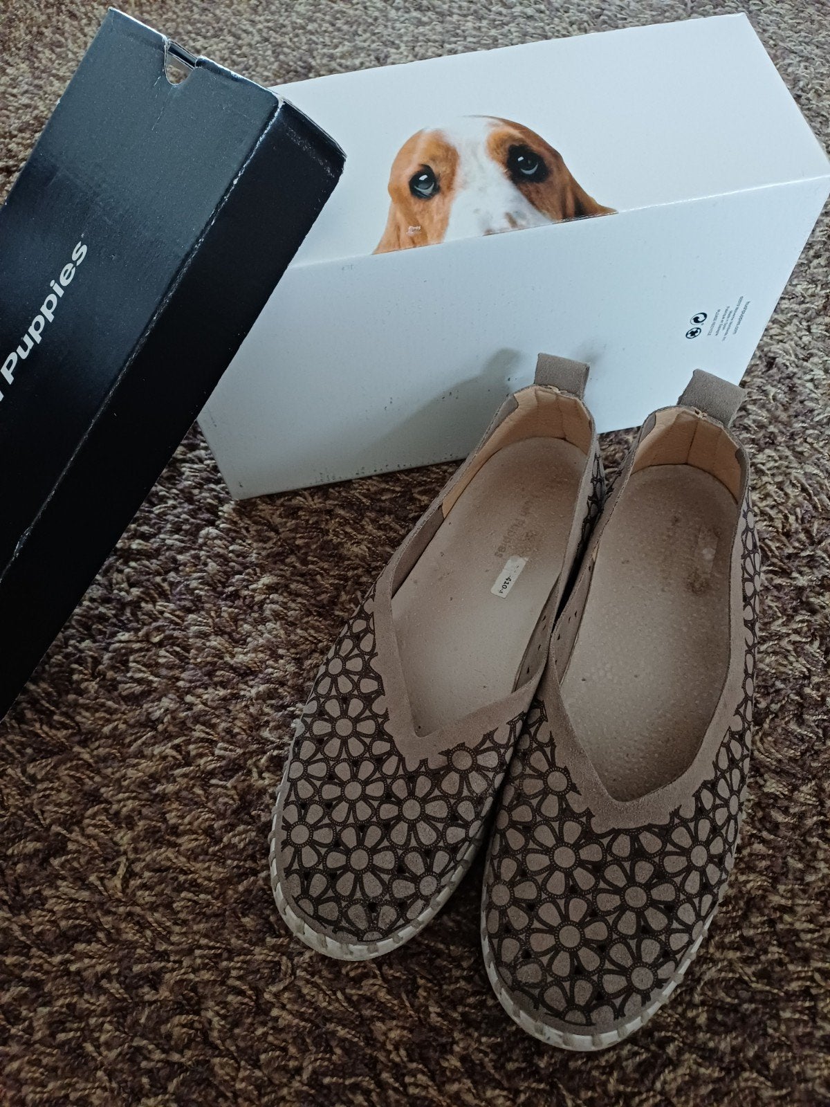 Hush Puppies instappers maat 41, Overige kleuren, Instappers, Ophalen of Verzenden, Zo goed als nieuw