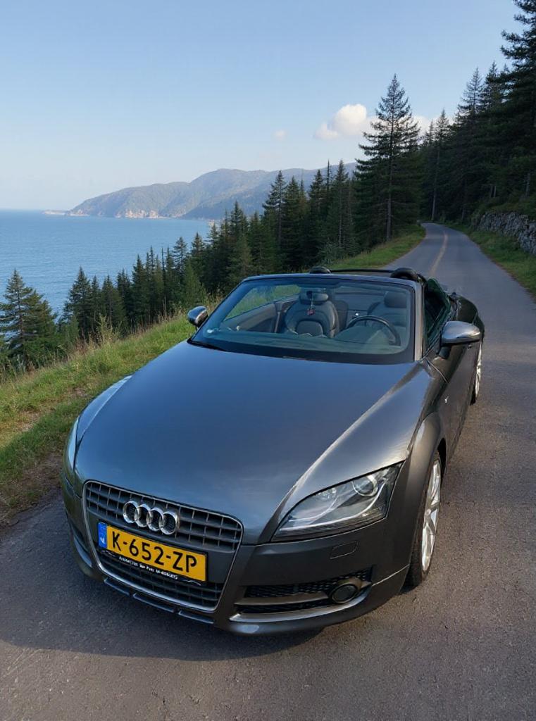 Audi TT 2.0 Tfsi Roadster 147KW 2008 Grijs, Auto's, TT, Zwart, 4 cilinders, Leder