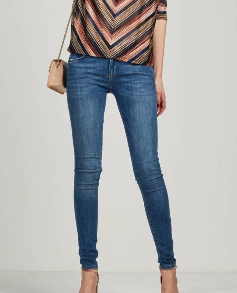 Mooie skinny jeans van Supertrash, maat XS of 27, Supertrash, Blauw, Ophalen of Verzenden, Zo goed als nieuw