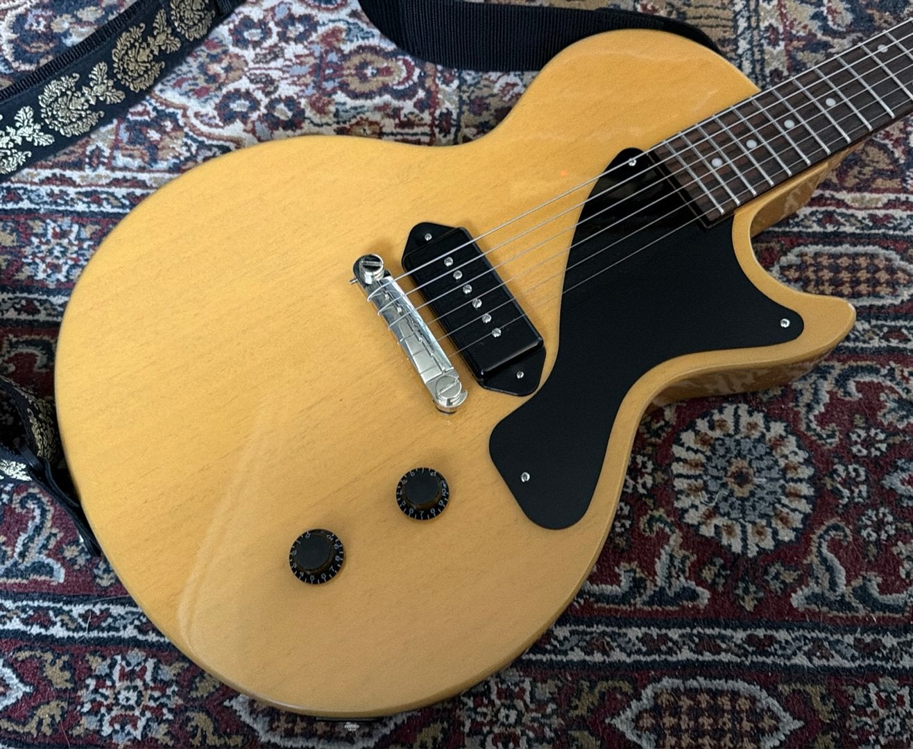 Epiphone Les Paul Junior Inspired by Gibson TV Yellow + bag, Ophalen of Verzenden, Nieuw, Solid body, Epiphone