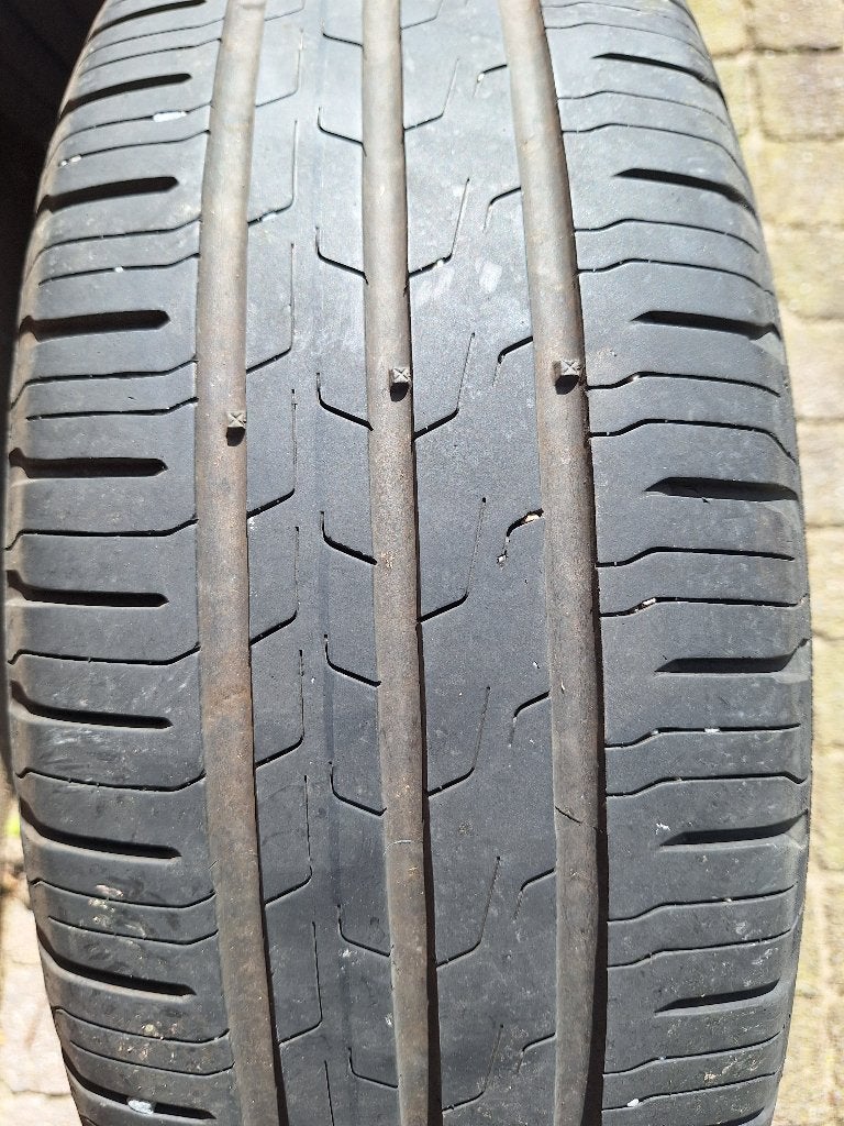 185 x 60 x 15 BANDEN EN VELGEN  / VOLKSWAGEN / SEAT / SKODA, Ophalen, Gebruikt, 15 inch, Banden en Velgen