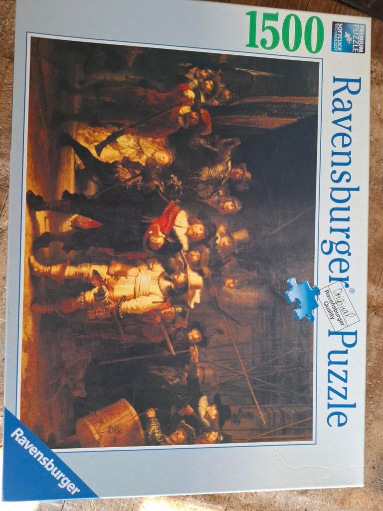 Ravensburger De Nachtwacht 1500 stukjes legpuzzel, Hobby en Vrije tijd, Ophalen, 500 t/m 1500 stukjes, Zo goed als nieuw, Legpuzzel