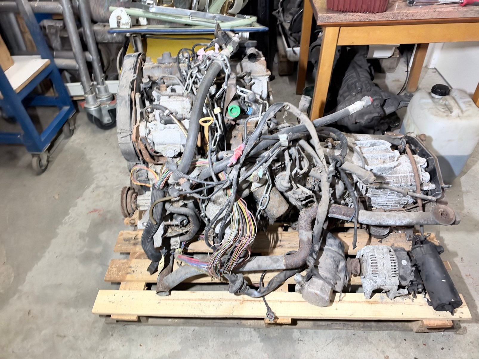 VAG 1.9 Turbo Diesel TDI Motorblok  Audi 80 Gietjaar 1992, Ophalen, Audi