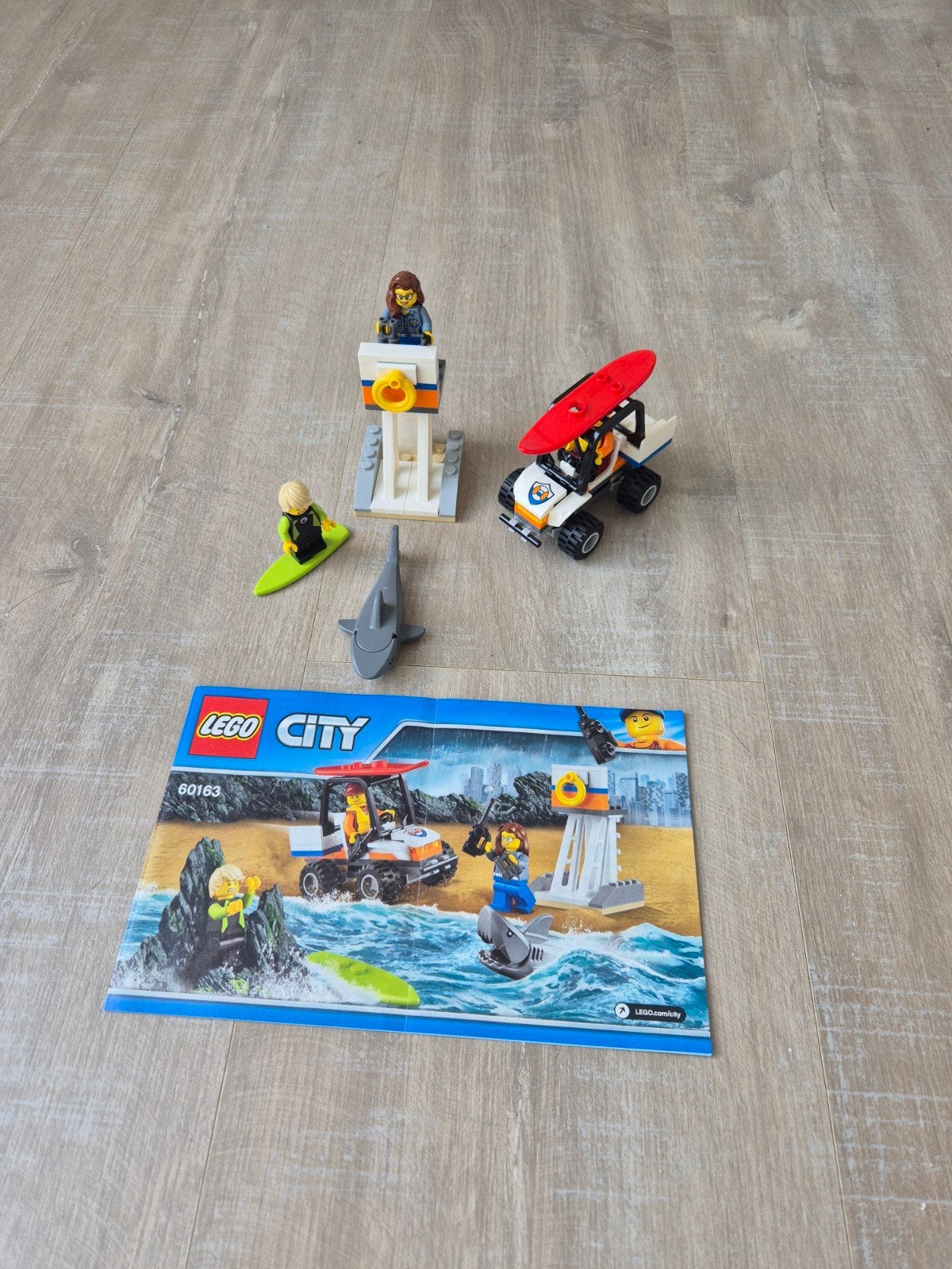 60163 lego city strandwacht, Ophalen, City, Lego, Zo goed als nieuw