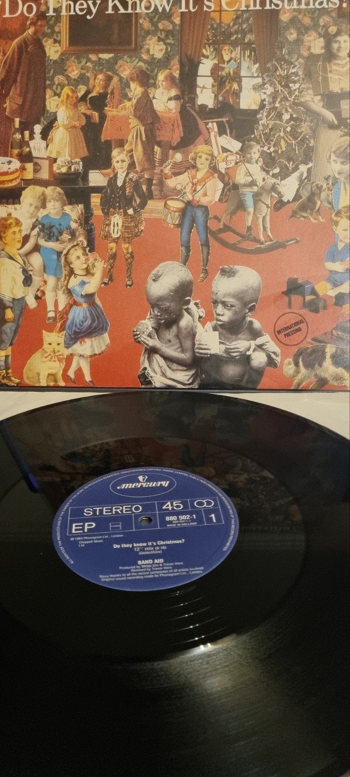 Band Aid - Do They Know It's Christmas? EP (1984), Cd's en Dvd's, Vinyl Singles, Gebruikt, Ophalen of Verzenden, Pop, EP