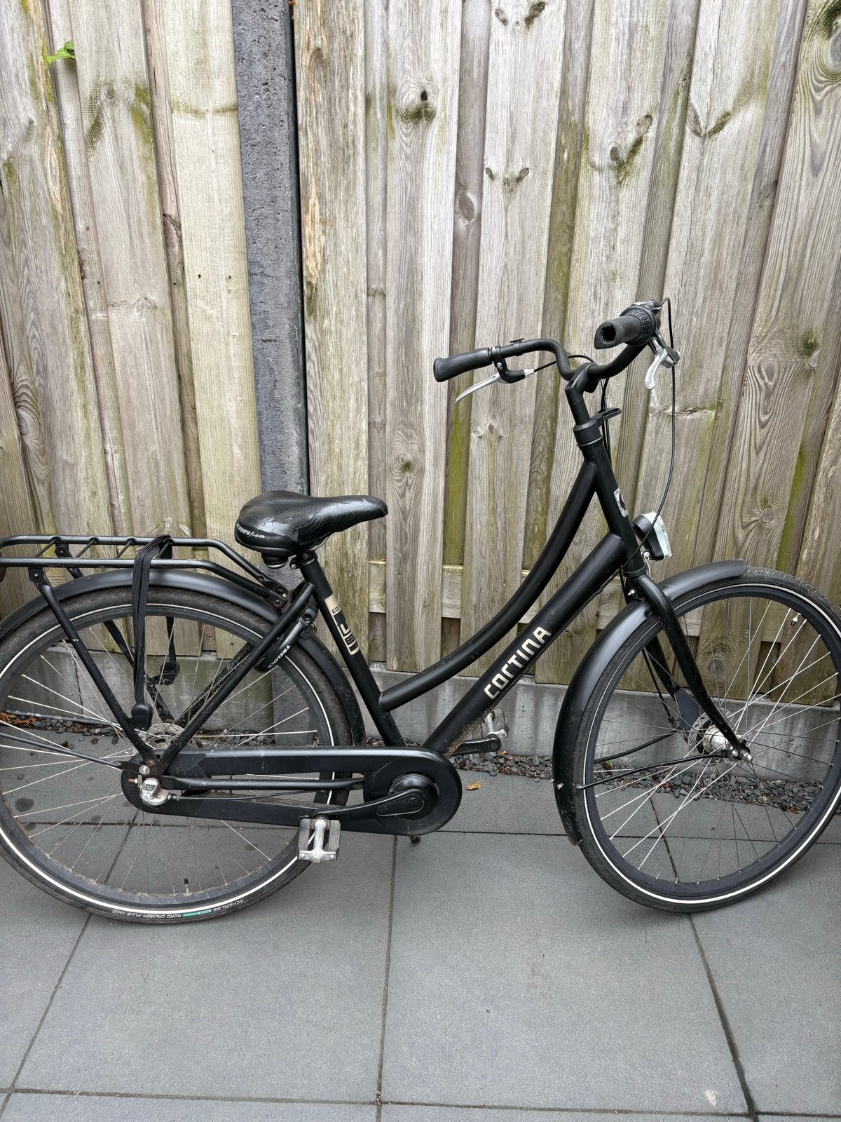 Cortina damesfiets 28 inch - Zwart, Fietsen en Brommers, Fietsen | Dames | Damesfietsen, Versnellingen, Trommelrem, Ophalen, Overige merken
