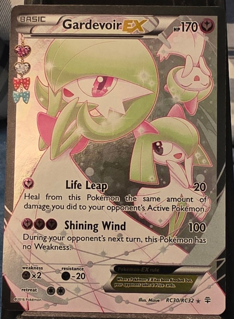Gardevoir EX RC30/RC32 - Generations - Near Mint, Ophalen of Verzenden, Zo goed als nieuw, Losse kaart