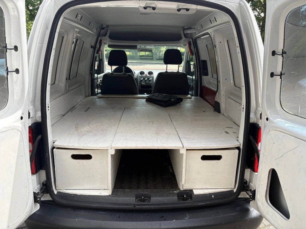 Volkswagen CADDY Mini Camper 1.6 TDI Airco Cruise Trekhaak 5, Volkswagen, Wit, Bedrijf, 19 km/l