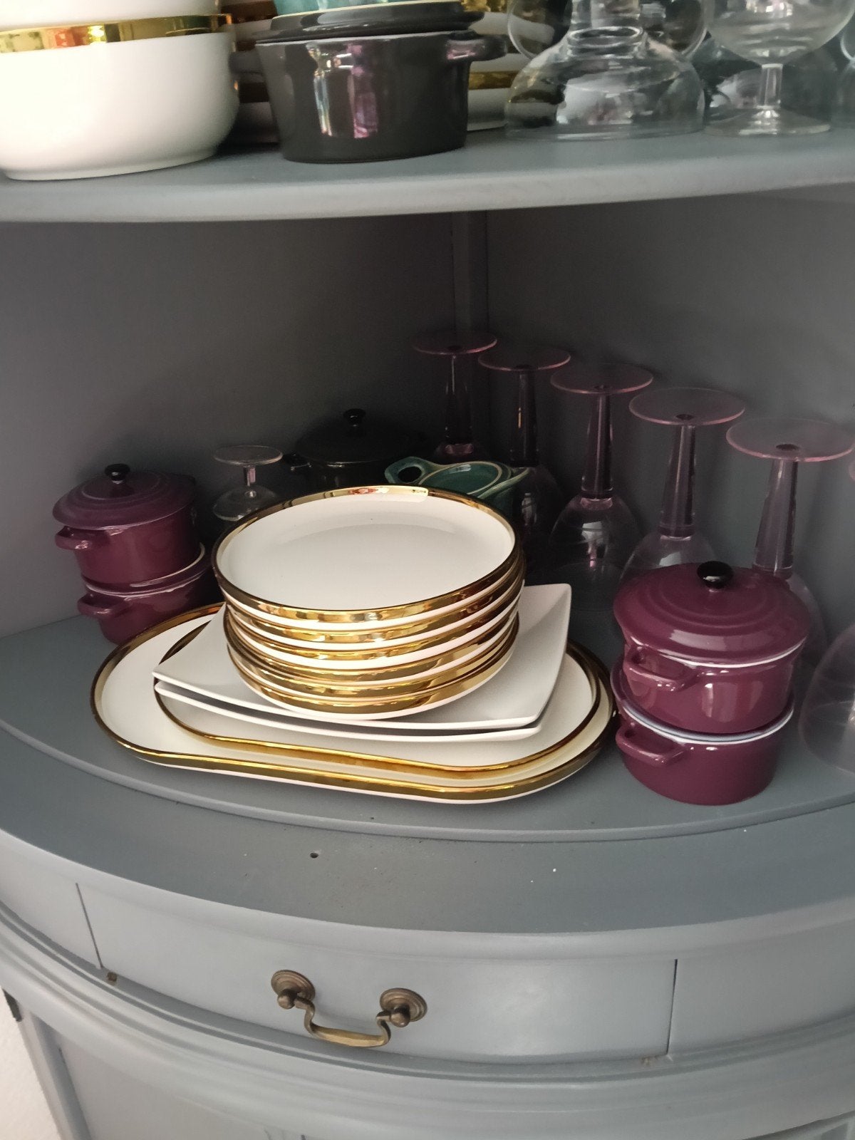 Porcelein servies 6 persoons!, Ophalen, Overige materialen, Klassiek, Zo goed als nieuw