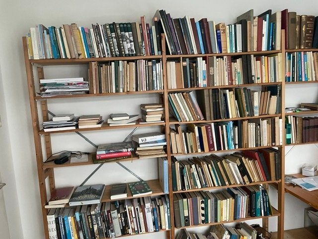 Bruynzeel boekenkast, Ophalen, Met plank(en), Gebruikt, 200 cm of meer