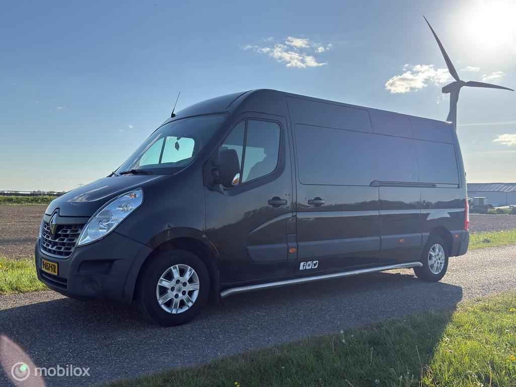 Renault Master bestel T35 2.3 dCi L3H3 Dubbele cabine camera, Auto's, Bestelauto's, 2095 kg, Gebruikt, Euro 6, 4 cilinders