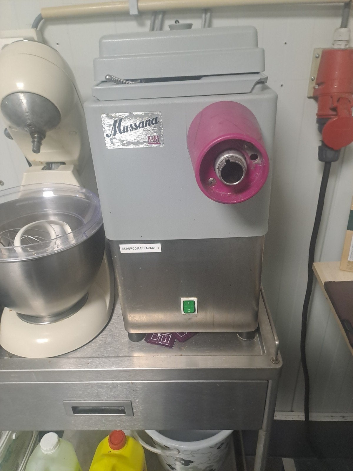 Slagroom machine, Ophalen, Gebruikt
