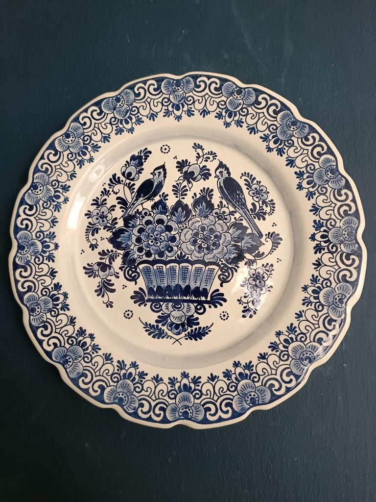 Delfts Blauw Wandbord 27 cm, Ophalen of Verzenden