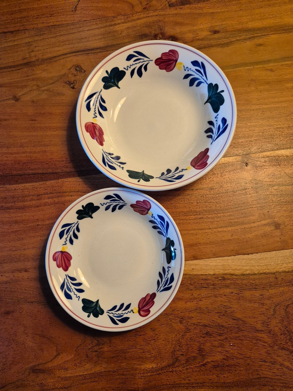 Boerenbont borden - Royal Boch, Ophalen of Verzenden