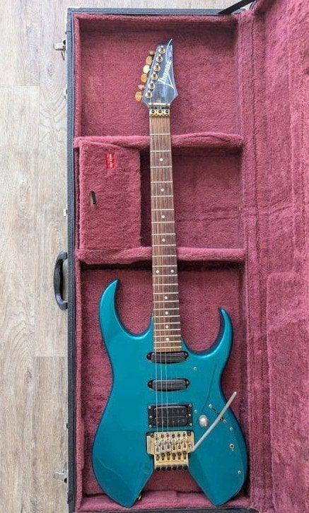 Ibanez RBM10 Reb Beach Signature gitaar met koffer, Muziek en Instrumenten, Ophalen, Gebruikt, Solid body, Ibanez
