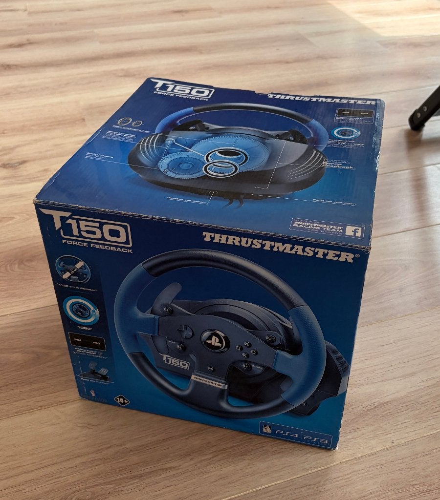Thrustmaster T150 Force Feedback, Spelcomputers en Games, Spelcomputers | Sony PlayStation Consoles | Accessoires, Ophalen, Zo goed als nieuw