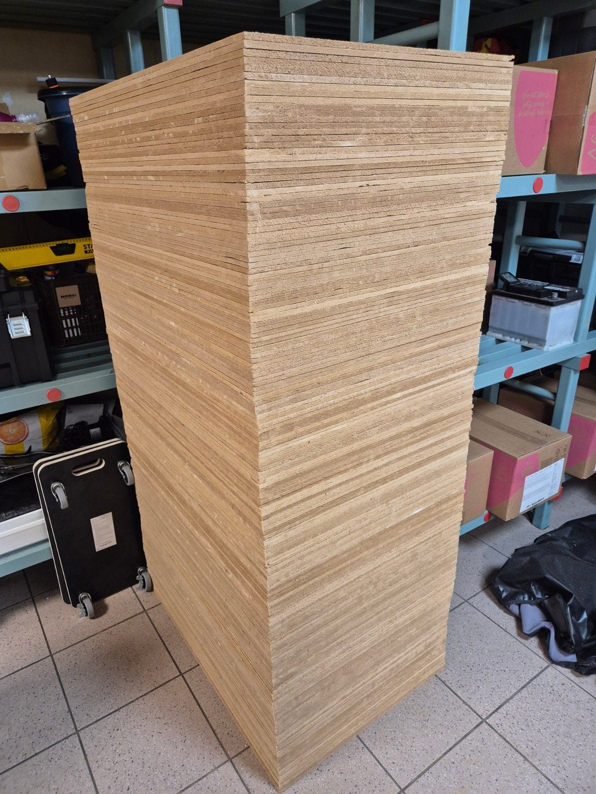 Ondervloer platen 8mm voor laminaat, Ophalen, Overige materialen, 30 cm of meer, Gebruikt