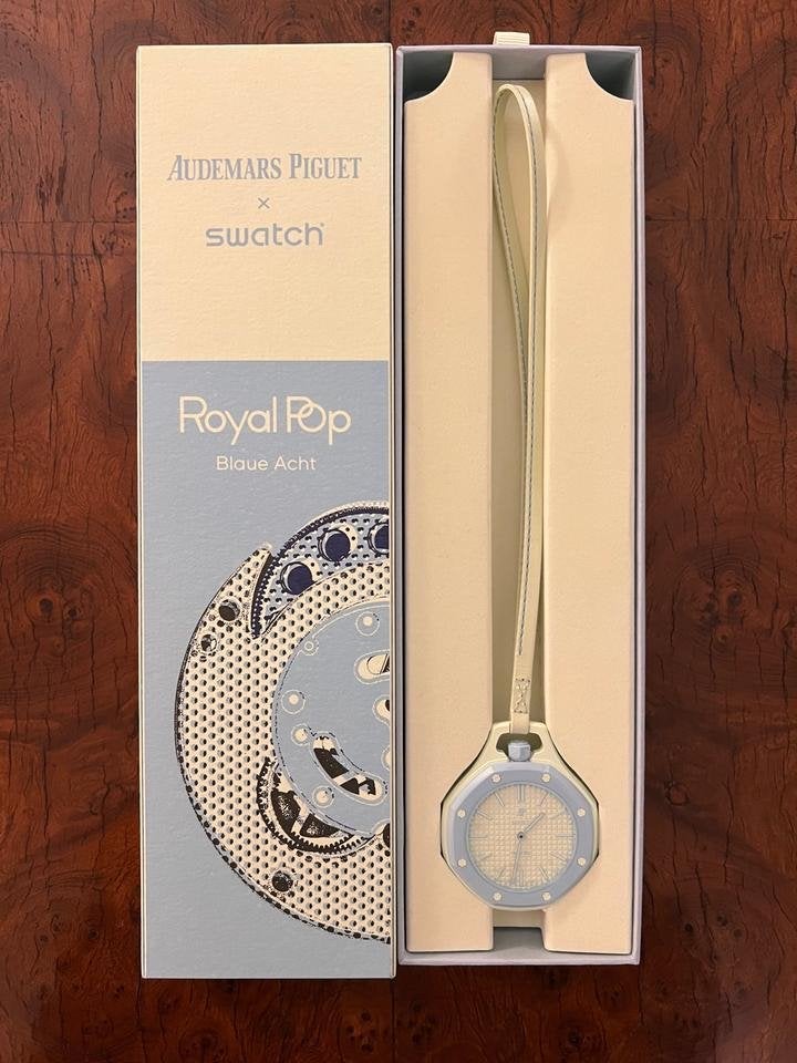 Audemars Piguet x Swatch Royal Pop Zakhorloge.nieuw, Sieraden, Tassen en Uiterlijk, Horloges | Dames, Swatch, Nieuw, Ophalen of Verzenden