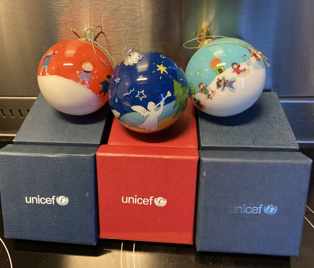 4x Unicef en Zonnebloem in OVP Nieuwstaat, Antiek en Kunst, Ophalen