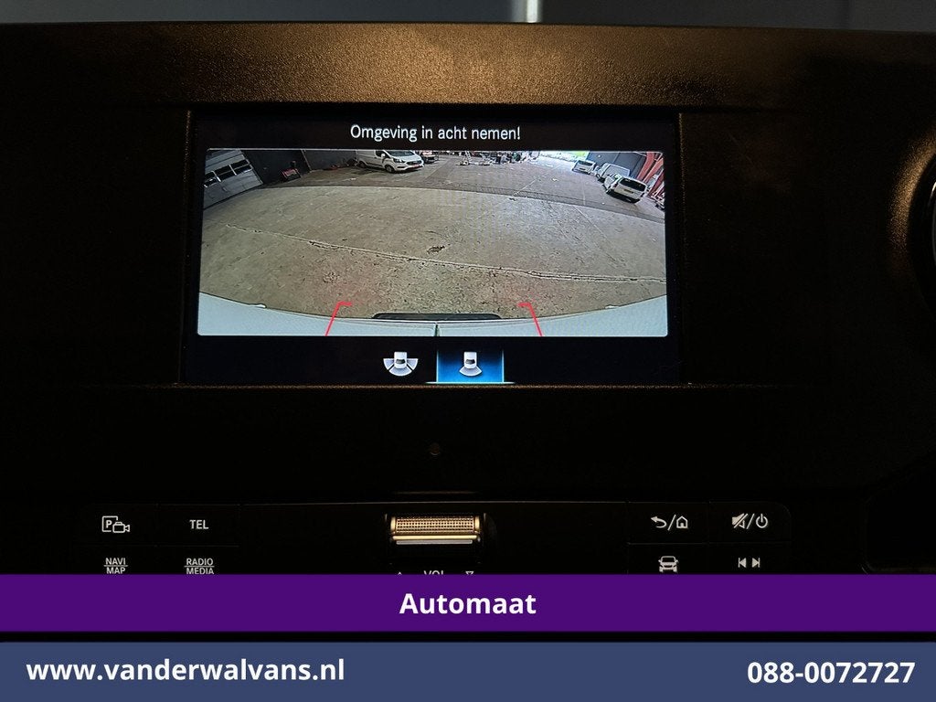 Mercedes-Benz Sprinter 314 CDI 143pk Automaat L2H2 Euro6 Air, Stof, Gebruikt, 2000 kg, Wit