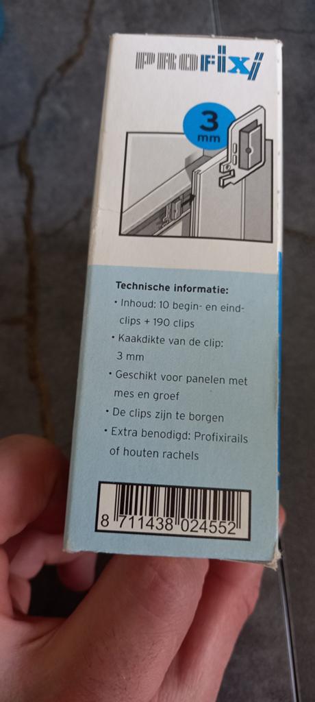 Profixi Bevestigingsclips 3mm voor Panelen en Schroten, Ophalen of Verzenden, Nieuw, Minder dan 50 mm, Overige typen