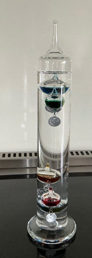 Galileo thermometer, Ophalen