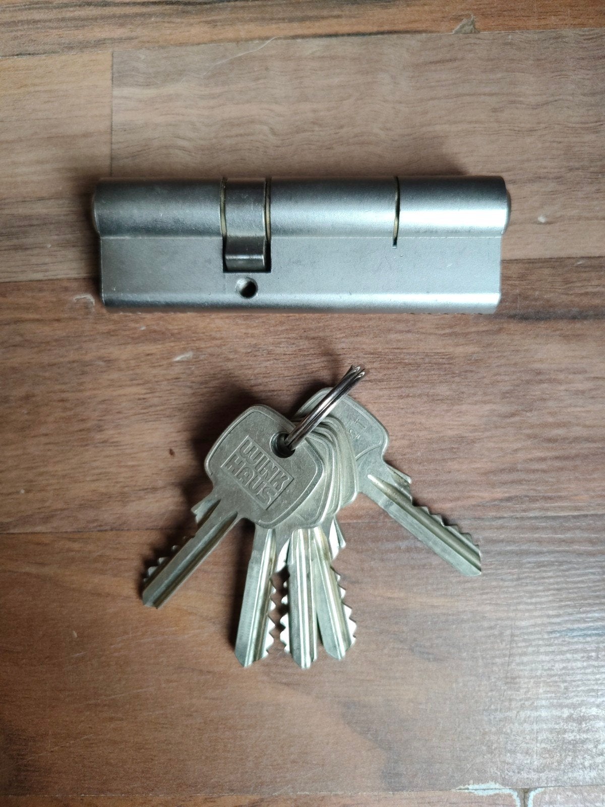 1x Winkhaus 35/60 cilinderslot skg2, Ophalen of Verzenden, Zo goed als nieuw, Koper of Messing, Slot
