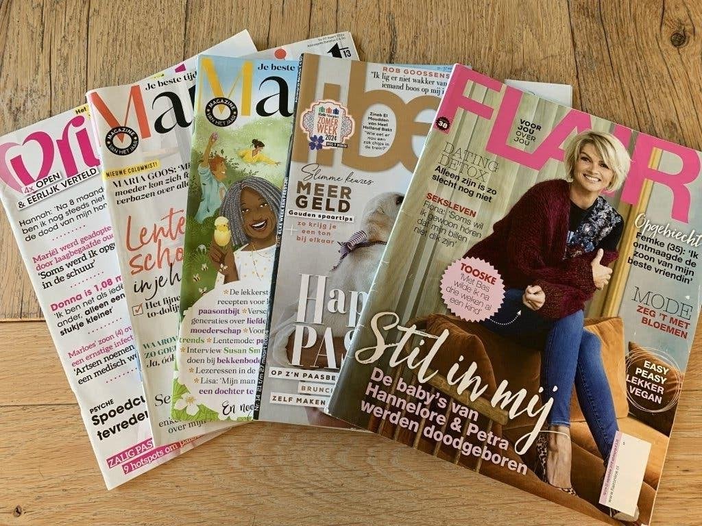 Libelle, Margriet, Flair en Vriendin, Boeken, Tijdschriften en Kranten, Ophalen of Verzenden, Zo goed als nieuw, Damesbladen