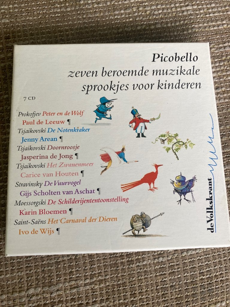 Picobello: Zeven beroemde muzikale sprookjes voor kinderen, Inclusief boekje, Boxset, Ophalen of Verzenden, Zo goed als nieuw