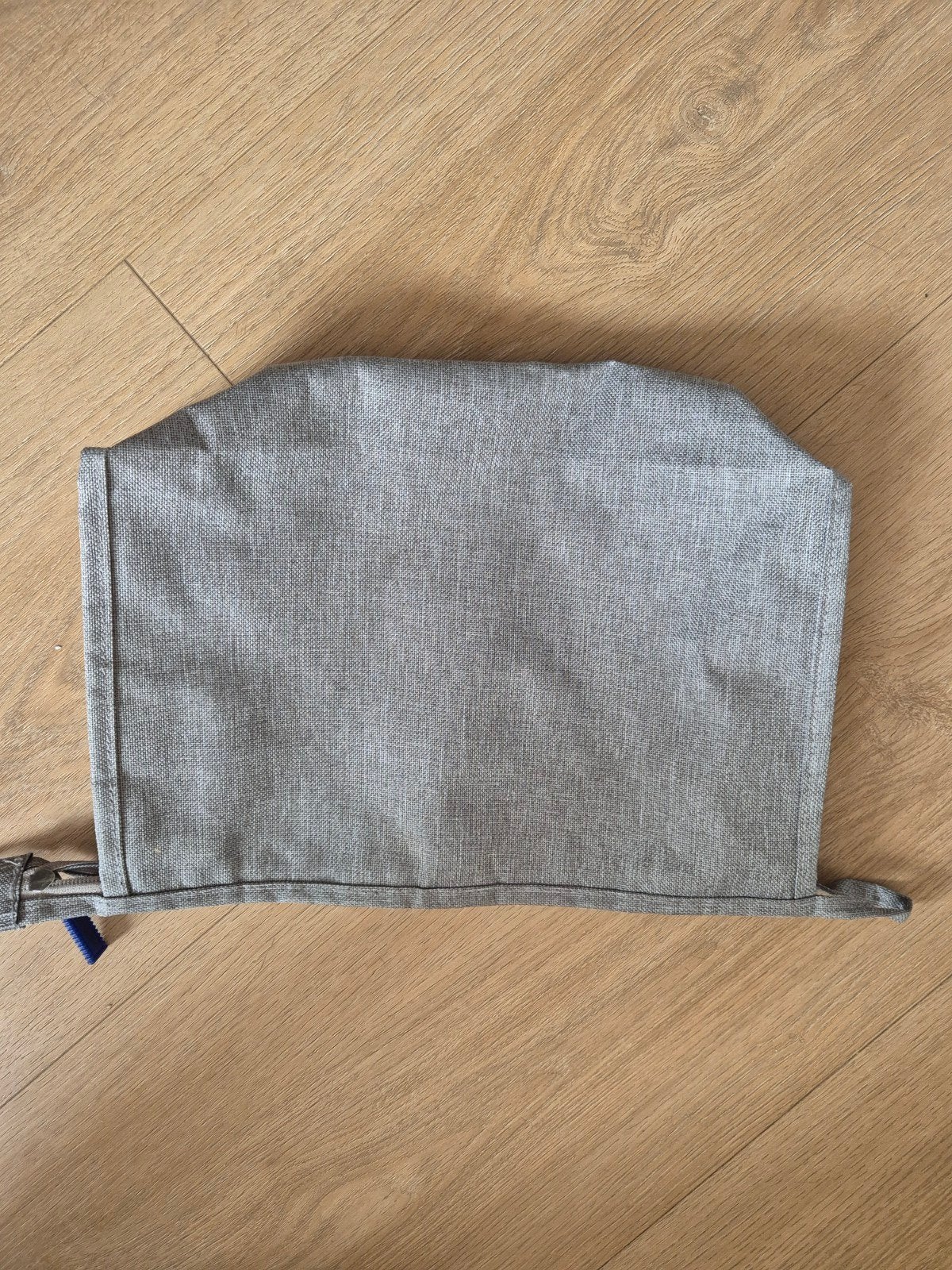 Grijze toilettas met rits, Ophalen of Verzenden