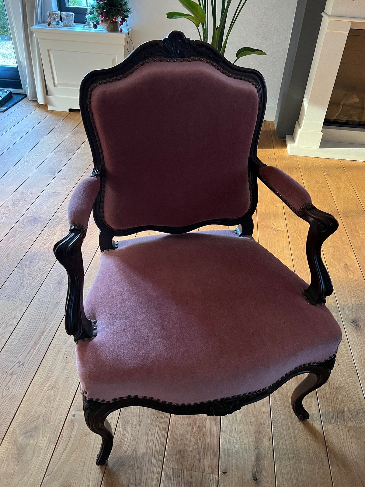 Stoelen brocante, Ophalen