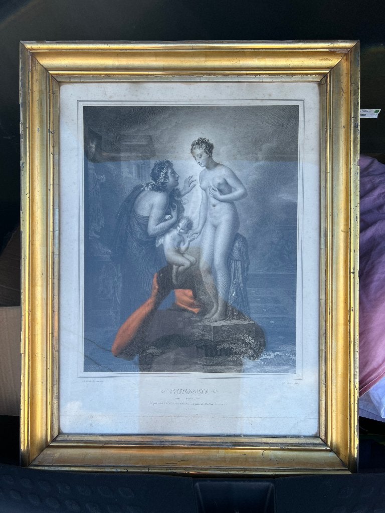 Gravure pygmalion en Galatea   beroemde kunstenaar, Antiek en Kunst, Kunst | Etsen en Gravures, Ophalen, Gravure