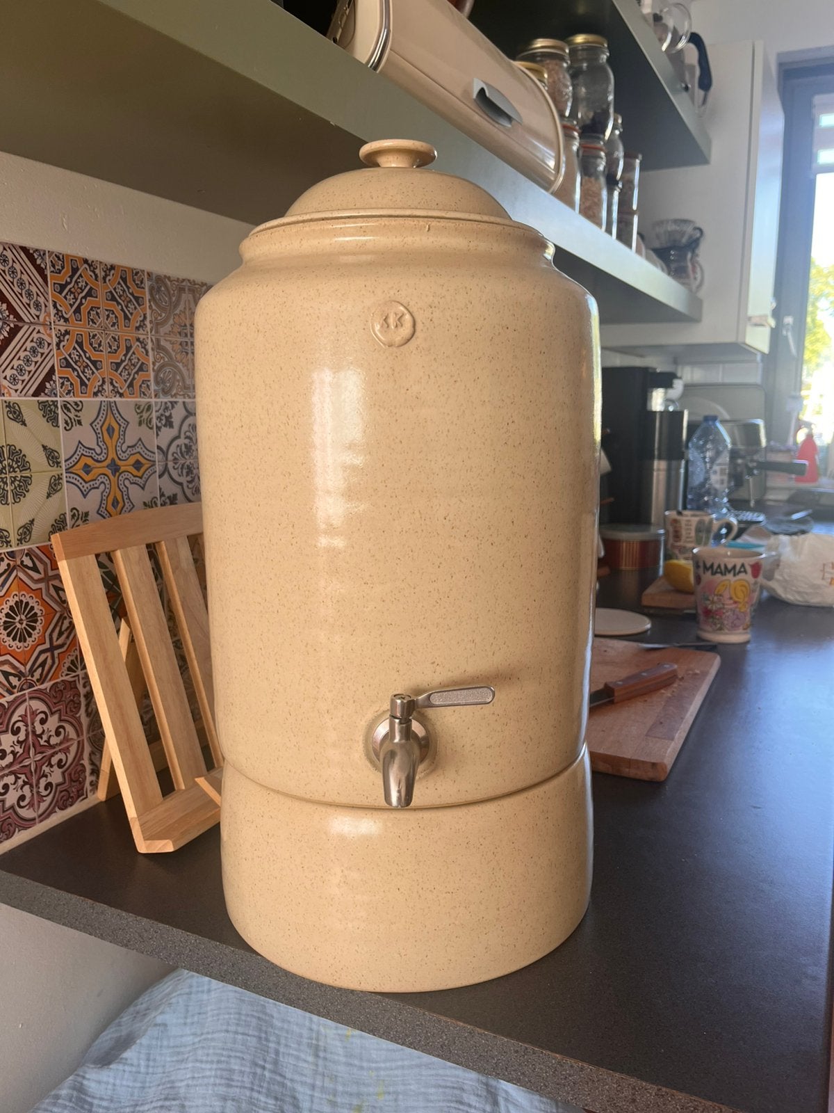 Handgemaakte keramieke keramische waterfilter, Ophalen