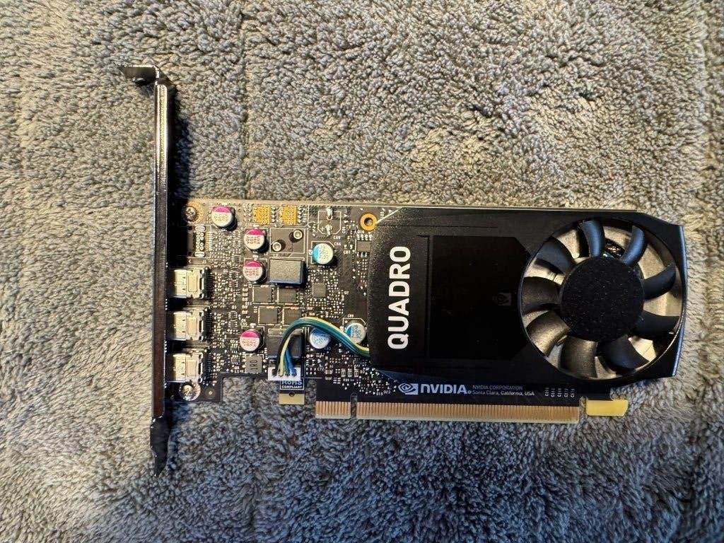 NVIDEA 1GB Quadro 600 GPU, Computers en Software, PCI-Express 2, GDDR3, DVI, Ophalen of Verzenden