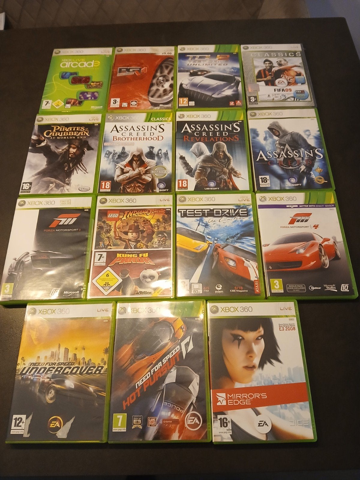 Xbox 360 Games: Diverse Collectie (16 stuks), Online, Gebruikt, Vanaf 18 jaar, Overige genres
