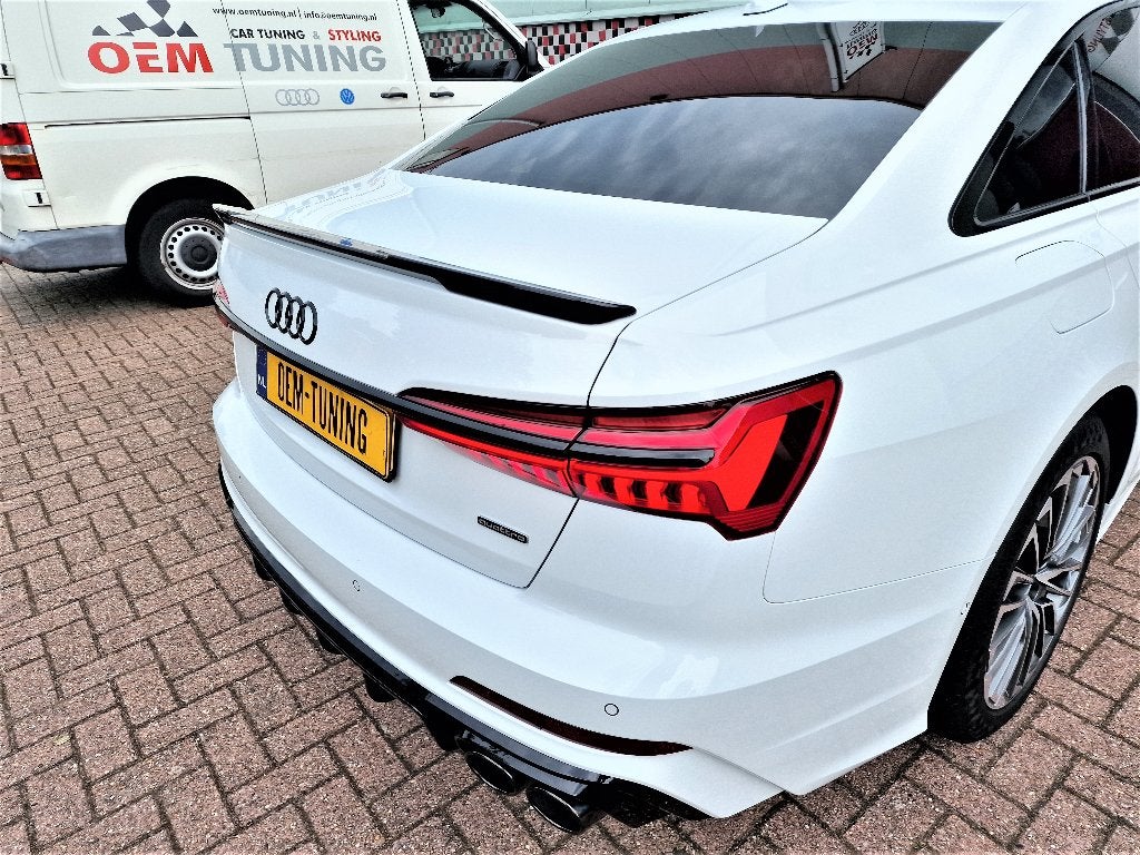 Kofferbak spoiler A6 | Hoogglans zwart | 2018-2025 | sedan, Ophalen of Verzenden