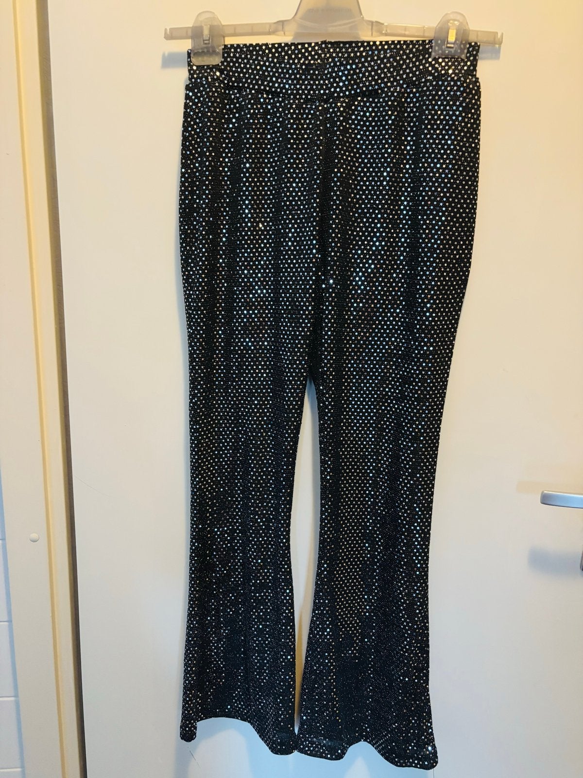 Colourful Rebel flared broek met pailletten Maat M, Maat 38/40 (M), Zwart, Ophalen of Verzenden, Zo goed als nieuw