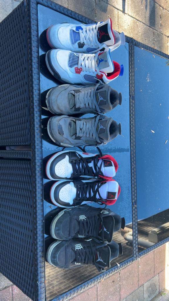 Jordan 1’s/jordan 4’s alles voor 50€ weg, Kleding | Heren, Schoenen, Ophalen, Zo goed als nieuw, Zwart